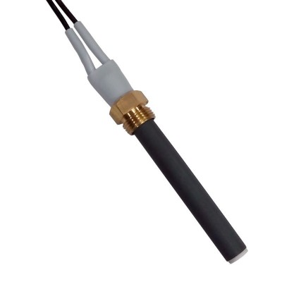 Bougie / Résistance en céramique pour poêle à granulés Piazzetta, Superior, Ravelli, Karmek One, Thermorossi, La Nordica et autres, longueur totale 94 mm, 330 W - Bougie pour poêles à granulés