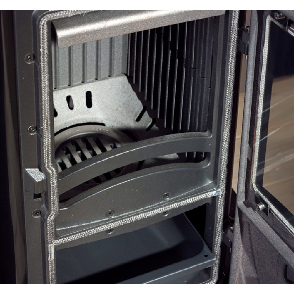 Poêle à bois en fonte italienne La Nordica Super Junior, noire, 5.7kW | Poêles à bois en fonte | Poêles à bois |