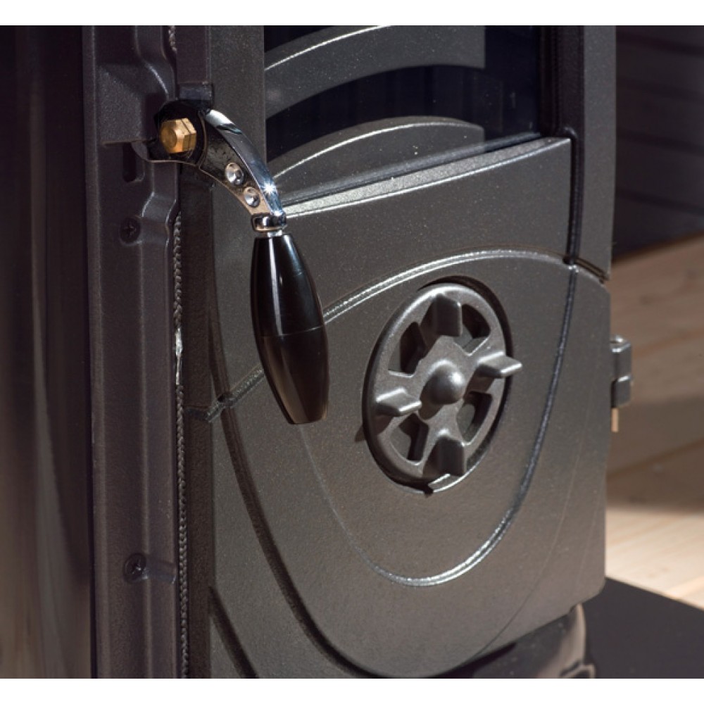 Poêle à bois en fonte italienne La Nordica Super Junior, verte, 5.7kW | Poêles à bois en fonte | Poêles à bois |