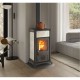 Poêle à bois italien La Nordica Gemma, blanche, 6.5kW | Poêles à bois |  |