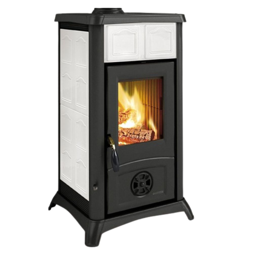 Poêle à bois italien La Nordica Gemma, blanche, 6.5kW | Poêles à bois |  |