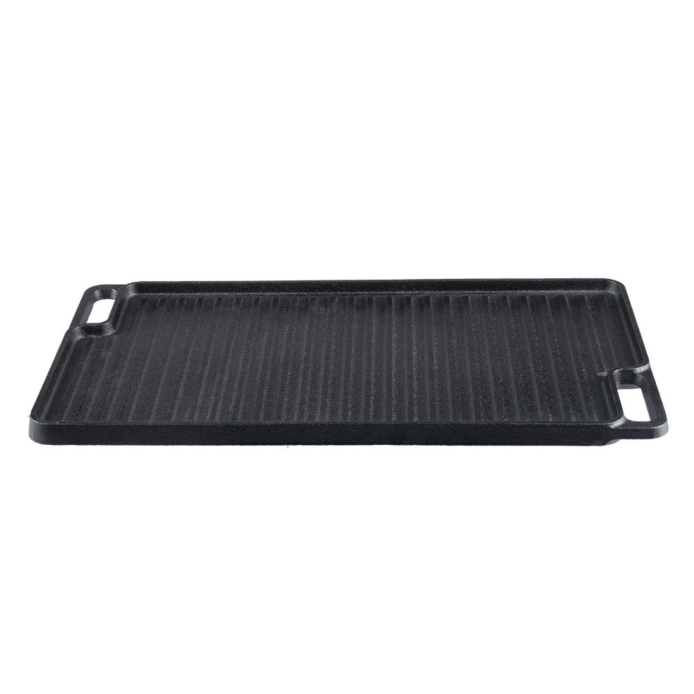 Plaque de gril en fonte réversible, 46x26 cm |  |  |