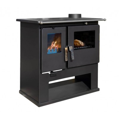 Cuisinière à bois Verso CS, 7.7kW - Cuisinières à bois
