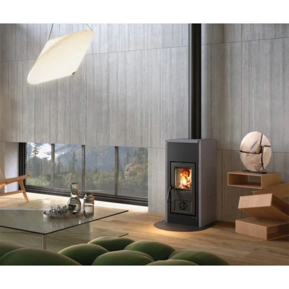 Poêle à bois en fonte italienne La Nordica Asia, 7kW | Poêles à bois en fonte | Poêles à bois |