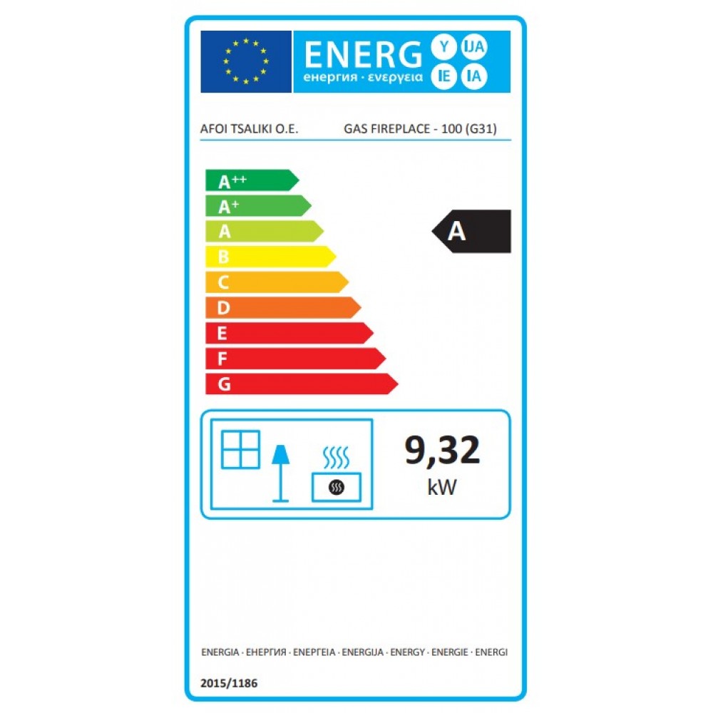 Cheminée à gaz Velmora Fire GAS STANDING PANORAMA, 3.9kW - 6.0kW | Cheminées à gaz | Insert cheminées |