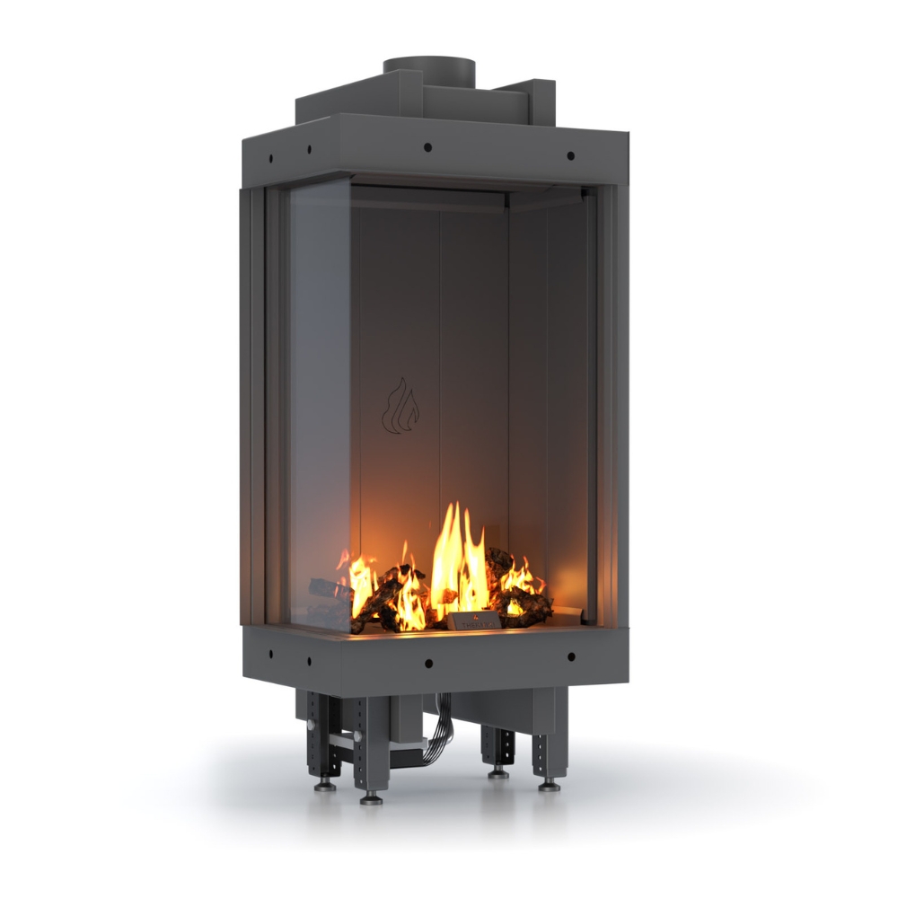 Cheminée à gaz Balkan Energy GAS STANDING CORNER, 3.9kW - 6.0kW | Cheminées à gaz | Insert cheminées |