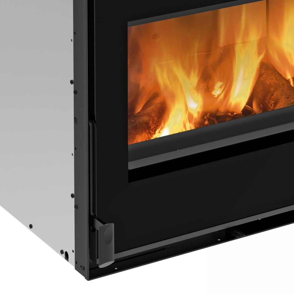 Cheminée à bois en fonte italienne La Nordica 80 crystal Evo, 7.4kW | Insert Cheminées à bois | Insert cheminées |