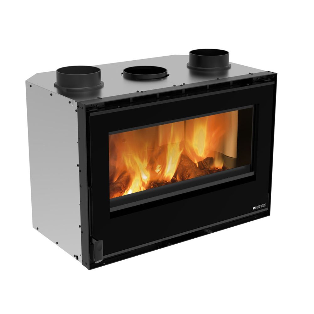 Cheminée à bois en fonte italienne La Nordica 80 crystal Evo, 7.4kW | Insert Cheminées à bois | Insert cheminées |