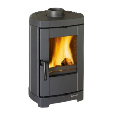 Poêle à bois en fonte italienne La Nordica Brigitta, 4.7kW - Poêles à bois et cheminées italiennes