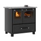 Cuisinière à bois italienne La Nordica Family 4.5 ,noire, 7.5kW | Cuisinières à bois |  |