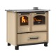 Cuisinière à bois italienne La Nordica Family 4.5, brun, 7.5kW | Cuisinières à bois |  |