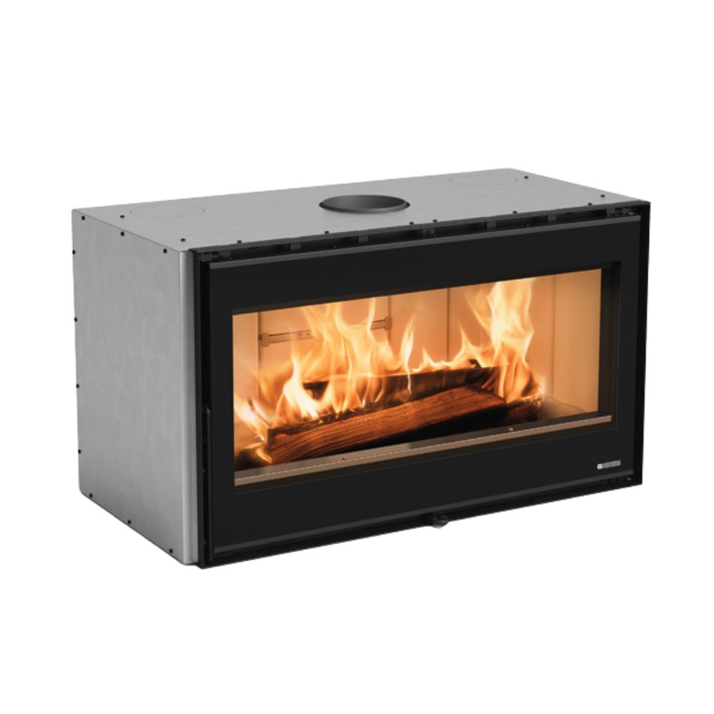 Cheminée à bois en fonte italienne La Nordica Inserto 100 Wide, 8.1kW | Insert Cheminées à bois | Insert cheminées |