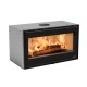 Cheminée à bois en fonte italienne La Nordica Inserto 100 Wide, 8.1kW | Insert Cheminées à bois | Insert cheminées |