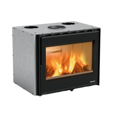 Cheminée à bois en fonte italienne La Nordica Inserto 70 Wide, 7.5kW - Poêles à bois et cheminées italiennes
