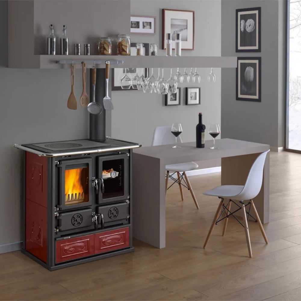 Cuisinière à bois italienne La Nordica Rosetta, 7.9kW | Cuisinières à bois |  |