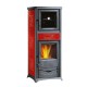 Poêle à bois avec four italien La Nordica Rossella Plus Forno Evo, rouge, 9.4kW | Poêles à bois avec four | Poêles à bois |