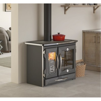 Cuisinière à bois italienne La Nordica Suprema, 9kW - Poêles à bois et cheminées italiennes