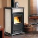 Poêle à bois italienne bouilleur La Nordica Termorossella Plus EVO DSA, écrue, 11.1kW | Poêles à bois bouilleur | Poêles à bois |