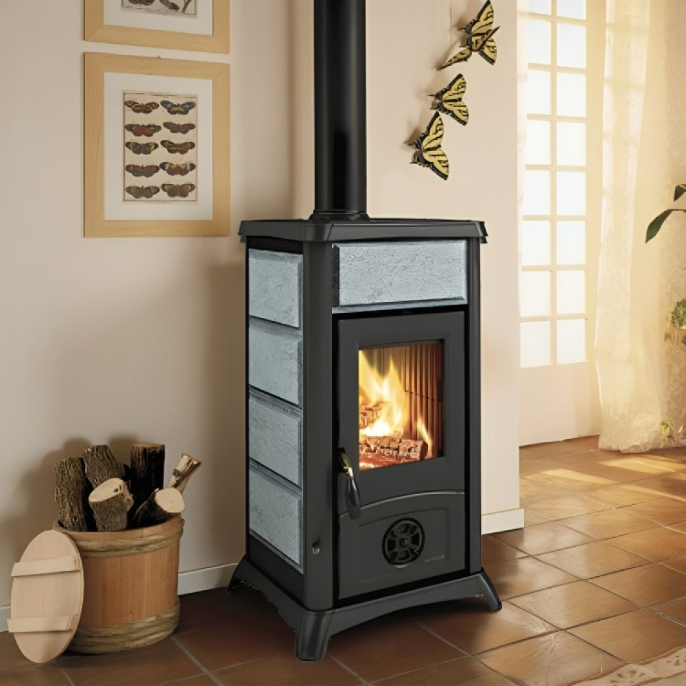 Poêle à bois italien La Nordica Gemma, pierre, 6.5kW | Poêles à bois |  |