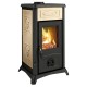 Poêle à bois italien La Nordica Gemma, écrue, 6.5kW | Poêles à bois |  |