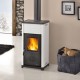 Poêle à bois italien stove La Nordica Tea, blanche, 7kW | Poêles à bois |  |
