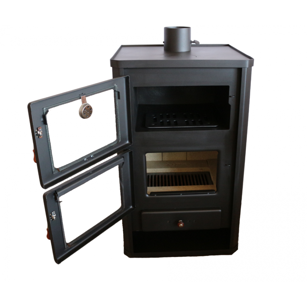 Poêle à bois avec four Prity FG 14,2kW, Log | Poêles à bois air  | Poêles à bois |