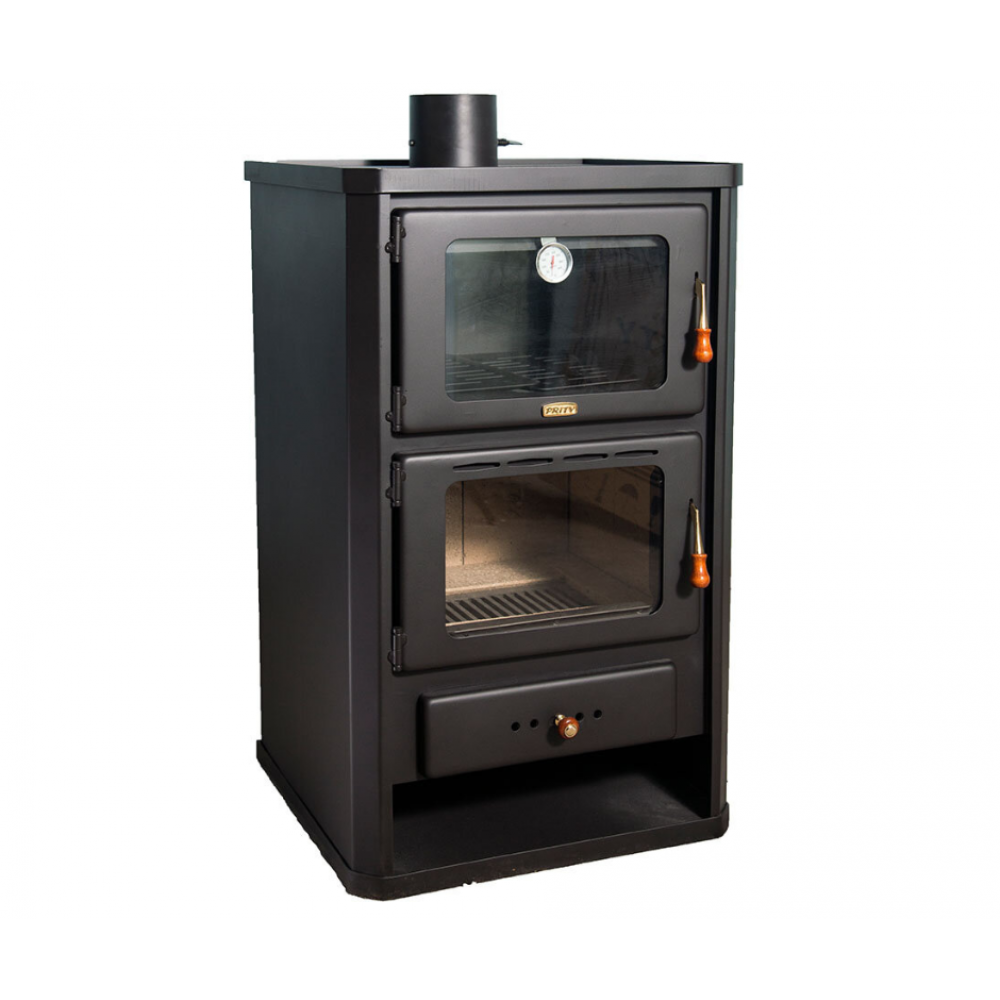 Poêle à bois avec four Prity FG 14,2kW, Log | Poêles à bois air  | Poêles à bois |