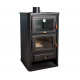 Poêle à bois avec four Prity FG 14,2kW, Log | Poêles à bois air  | Poêles à bois |