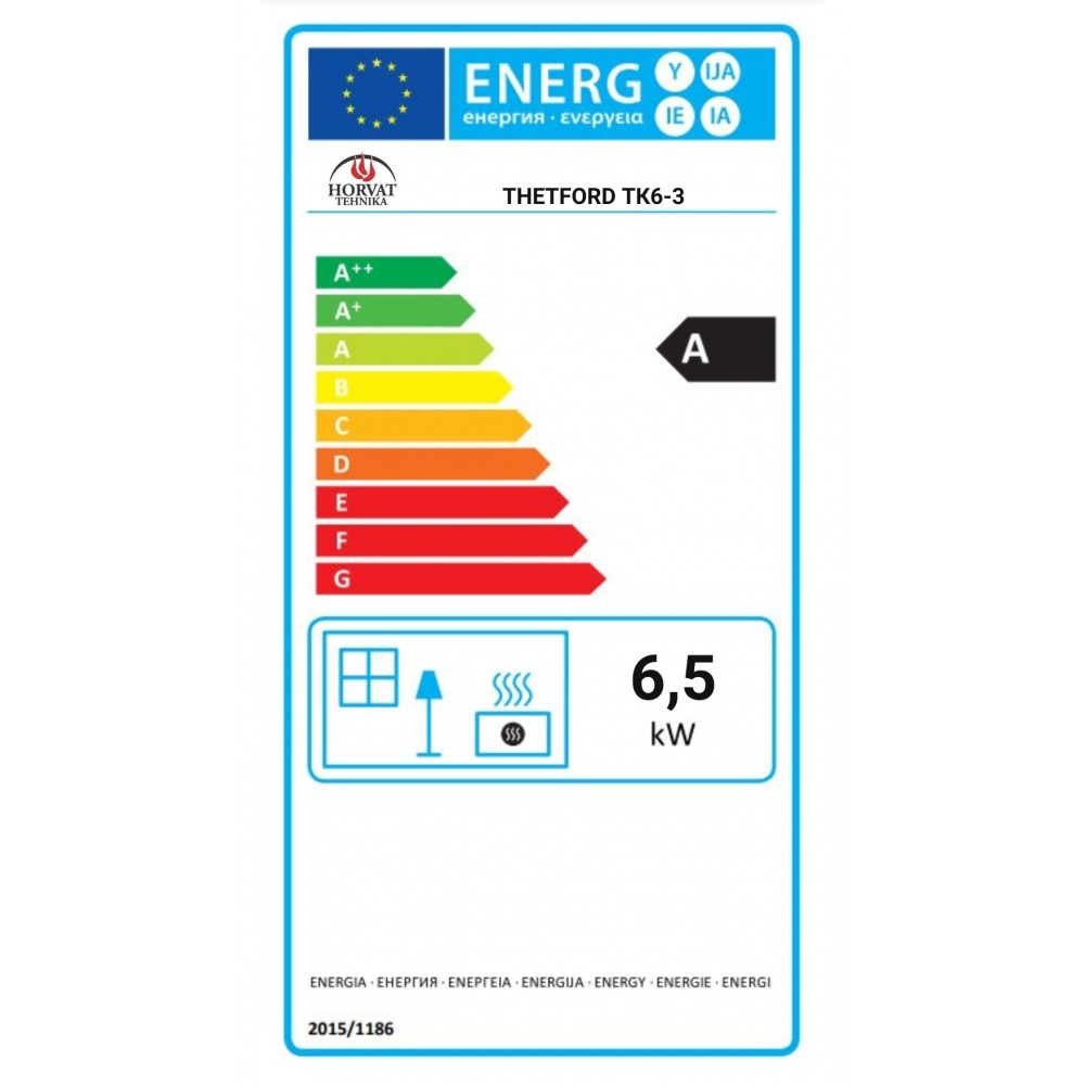 Poêle à bois Horvat Thetford TK6-3 Vert Olive, 6,5 kW | Poêles à bois air  | Poêles à bois |