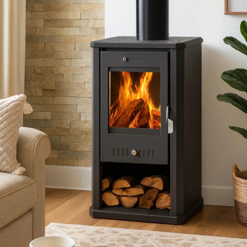 Poêle à bois Balkan Energy Bianca, 8.5kW | Poêles à bois air  | Poêles à bois |
