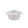 Cocotte en fonte profonde Solagio, Ivory, Ф12