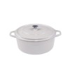 Cocotte en fonte profonde Solagio, Ivory, Ф20