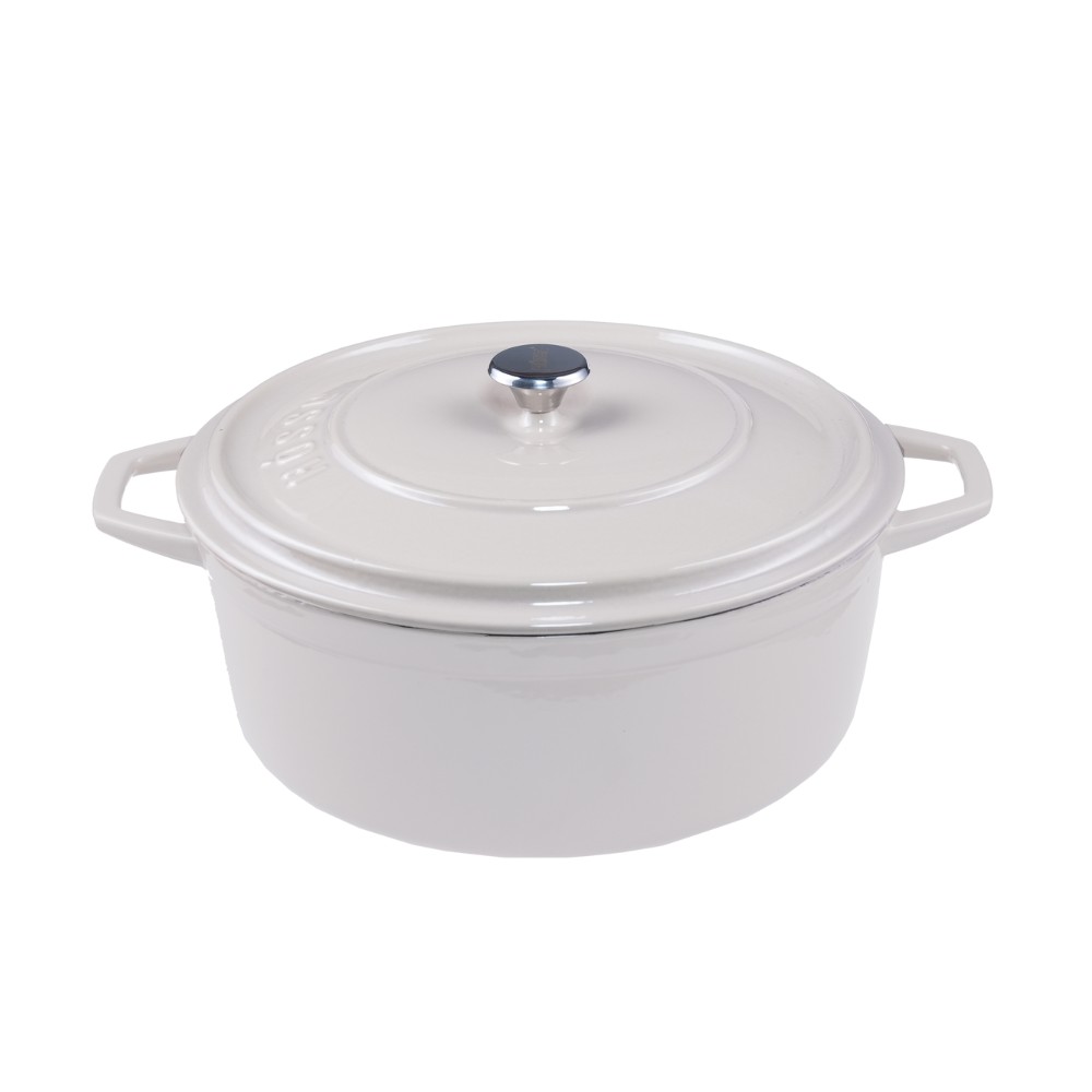 Cocotte en fonte profonde Hosse, Ivory, Ф24 | Cocotte en fonte |  |