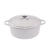 Cocotte en fonte profonde Solagio, Ivory, Ф24