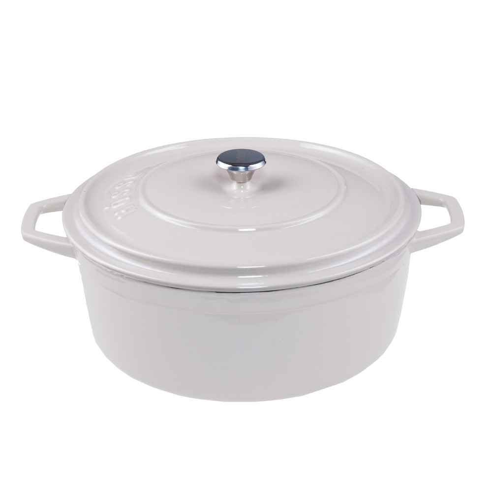 Cocotte en fonte profonde Hosse, Ivory, Ф28 | Cocotte en fonte |  |