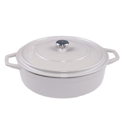 Cocotte peu profonde en fonte Hosse, Ivory, Ф28 - Cocotte en fonte