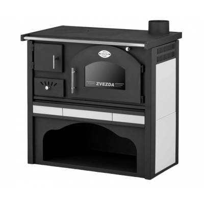 Cuisinière à bois Zvezda Classic GF Ceramic, 5.9kW - Zvezda