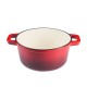 Casserole en fonte émaillée, rouge, Ф22 | Cocotte en fonte |  |