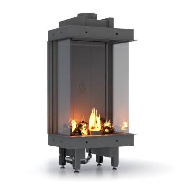 Cheminée à gaz Velmora Fire GAS STANDING PANORAMA, 3.9kW - 6.0kW - Insert cheminées