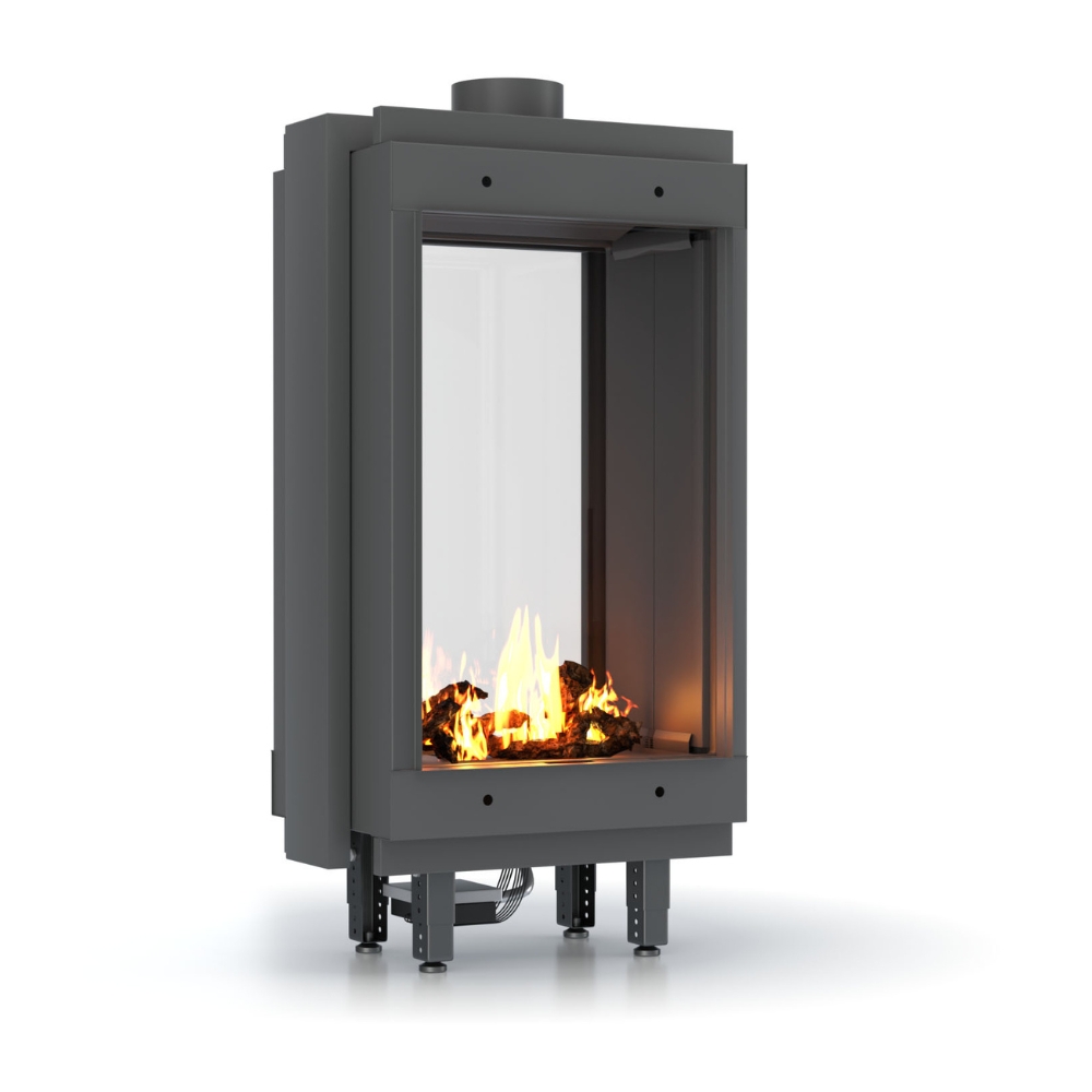 Cheminée à gaz Velmora Fire GAS STANDING TUNNEL, 3.9kW - 6.0kW | Cheminées à gaz | Insert cheminées |