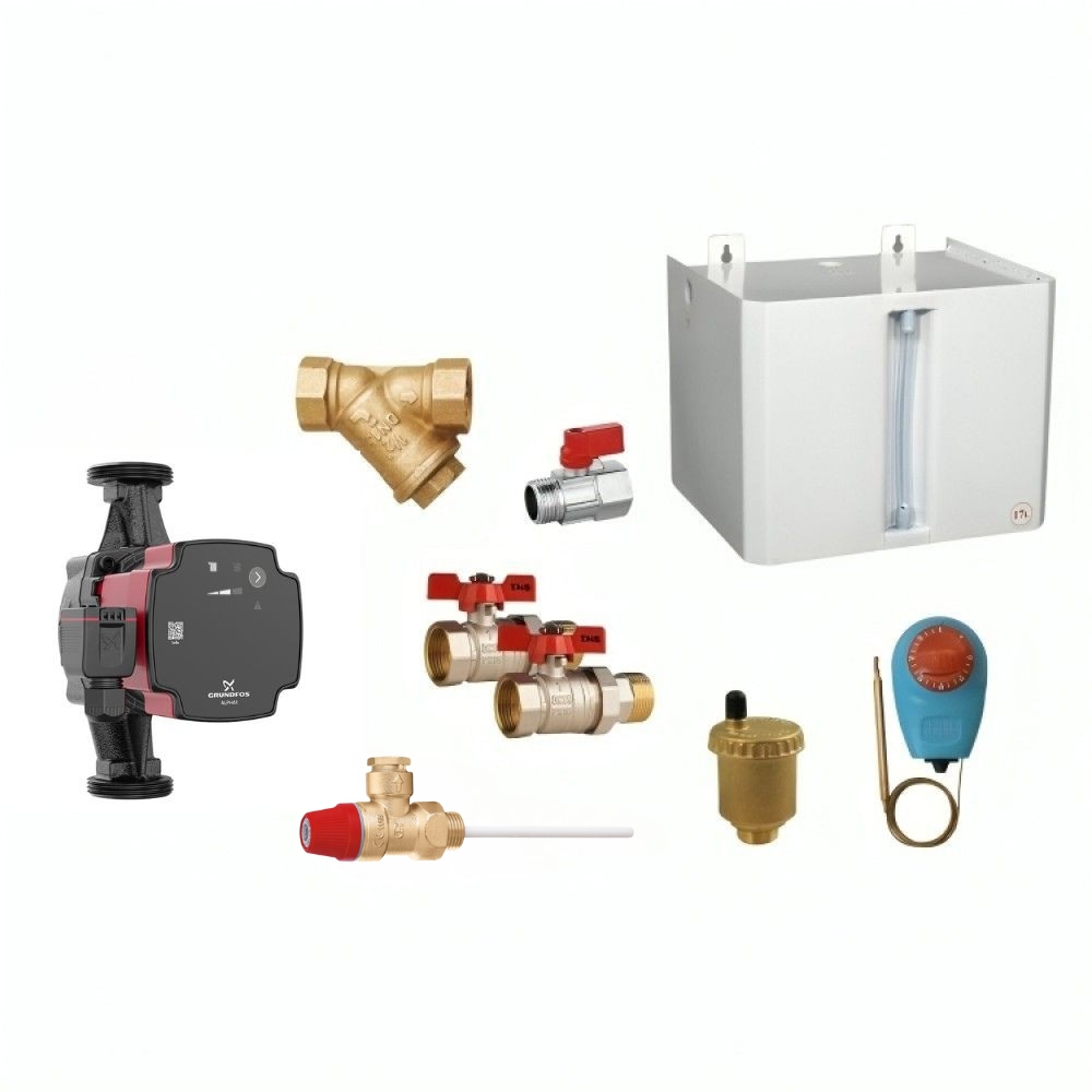 Kit hydraulique pour système de chauffage central de type ouvert | Kits hydrauliques | Chauffage central |