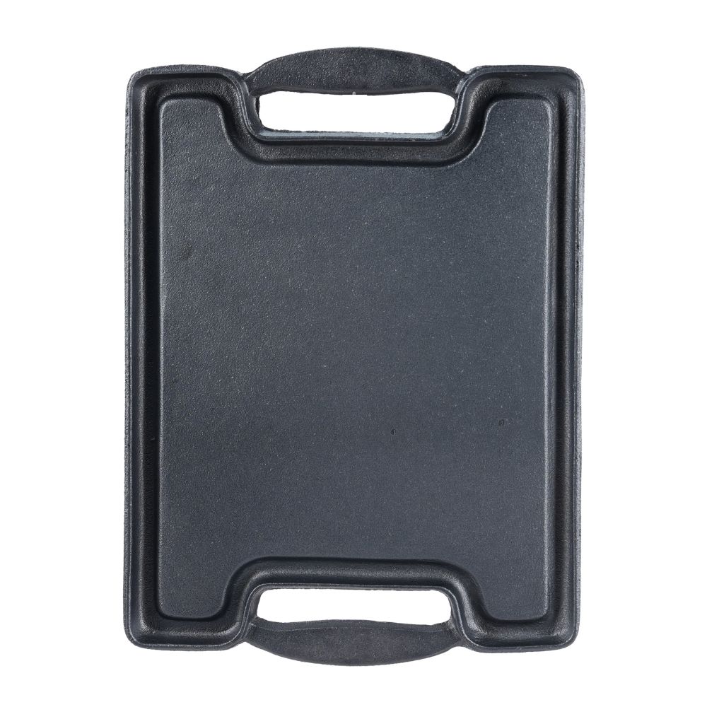 Plaque de gril en fonte réversible, 43x23 cm |  |  |
