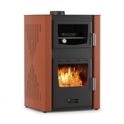 Poêle à bois bouilleur, avec four Velmora Fire ATS HYDRO ΜΑSΙΝΑ 90-25 terre cuite, 25kW - Comparaison de produits