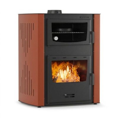 Poêle à bois bouilleur, avec four Velmora Fire ATS HYDRO ΜΑSΙΝΑ 90-30 terre cuite, 35kW - Comparaison de produits