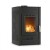 Poêle à bois bouilleur Velmora Fire ATS HYDRO noir, 25kW