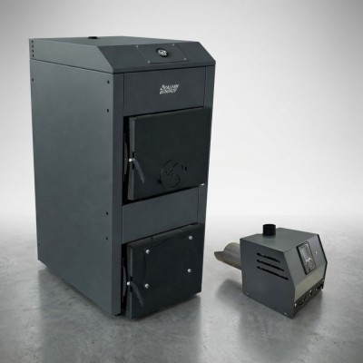 Kit chaudière à bois et brûleur à granulés Balkan Energy, 30 kW - Chaudières à granulés (kit)