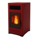 Poêle à granulés Mytherm Angela TA 14 PRO rouge , 14 kW | Poêles à granulés |  |