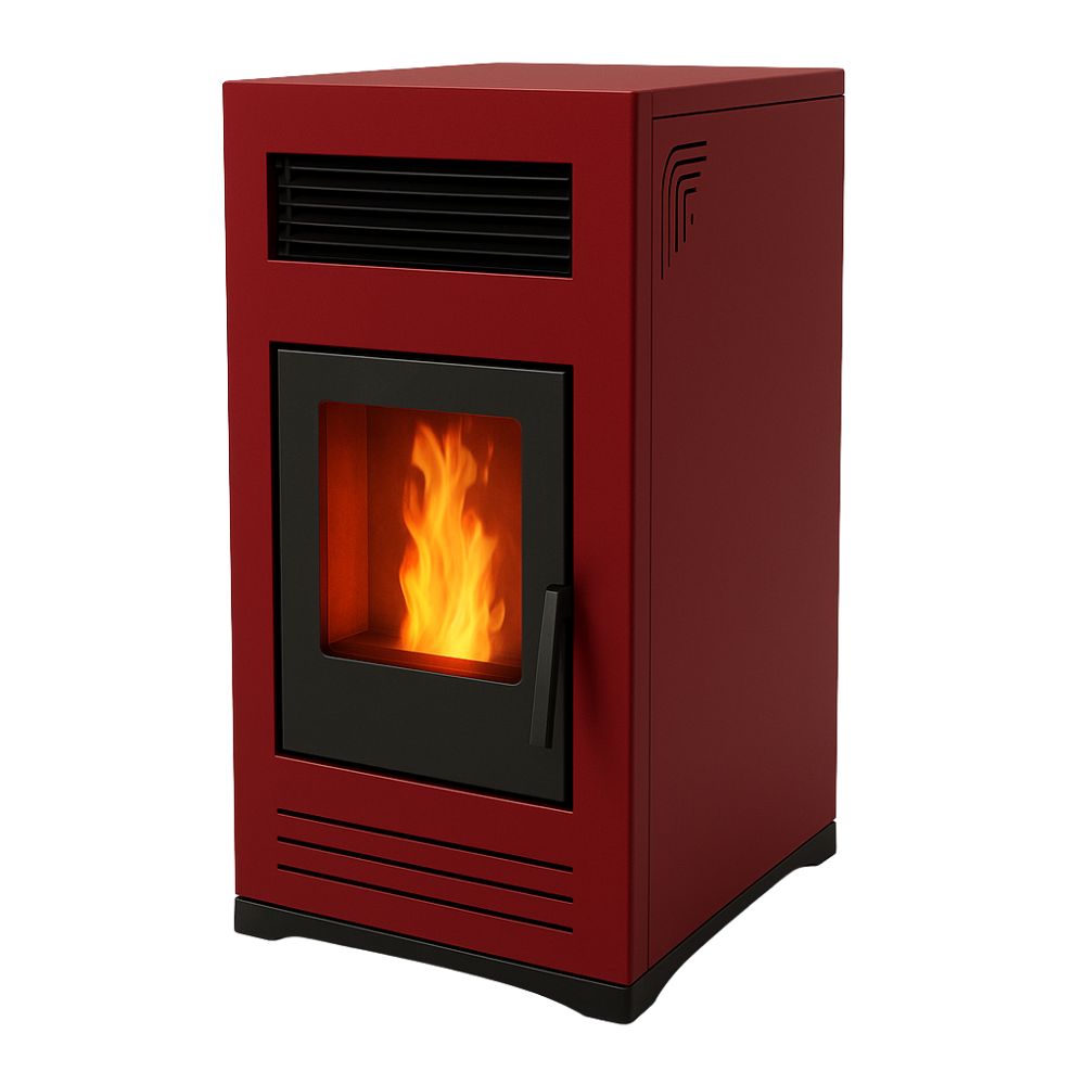Poêle à granulés Mytherm Angela TA 12 PRO rouge , 12kW | Poêles à granulés |  |