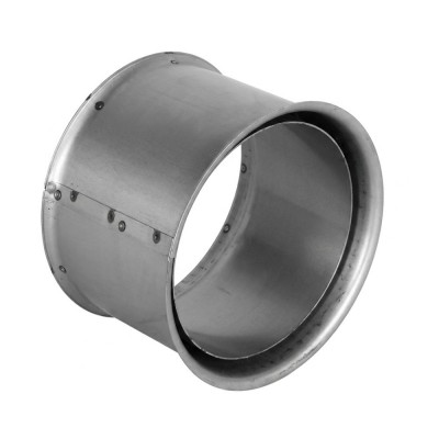 Rosace de cheminée PARKANEX double, acier, Inox, 115m Ø150, Épaisseur 2mm - Cheminée