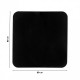 Plaque de sol pour poêles, Acier noir 2mm, Taille 80x80cm | Accessoires pour poêles à bois |  |